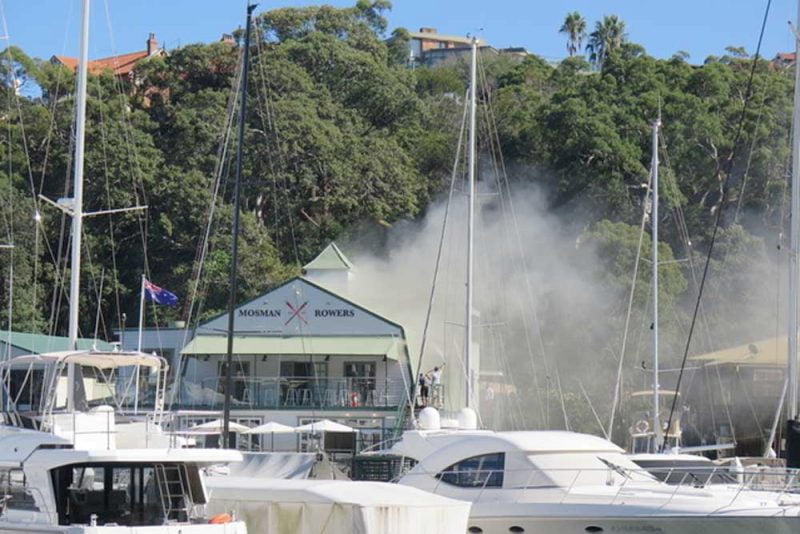 Exclusive Images: Historic Mosman Rowers Club saved after mid morning ...