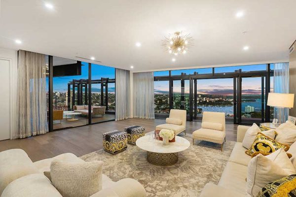 Image showcasing Luxury sub-penthouse with sweeping Sydney Harbour views is one of ...