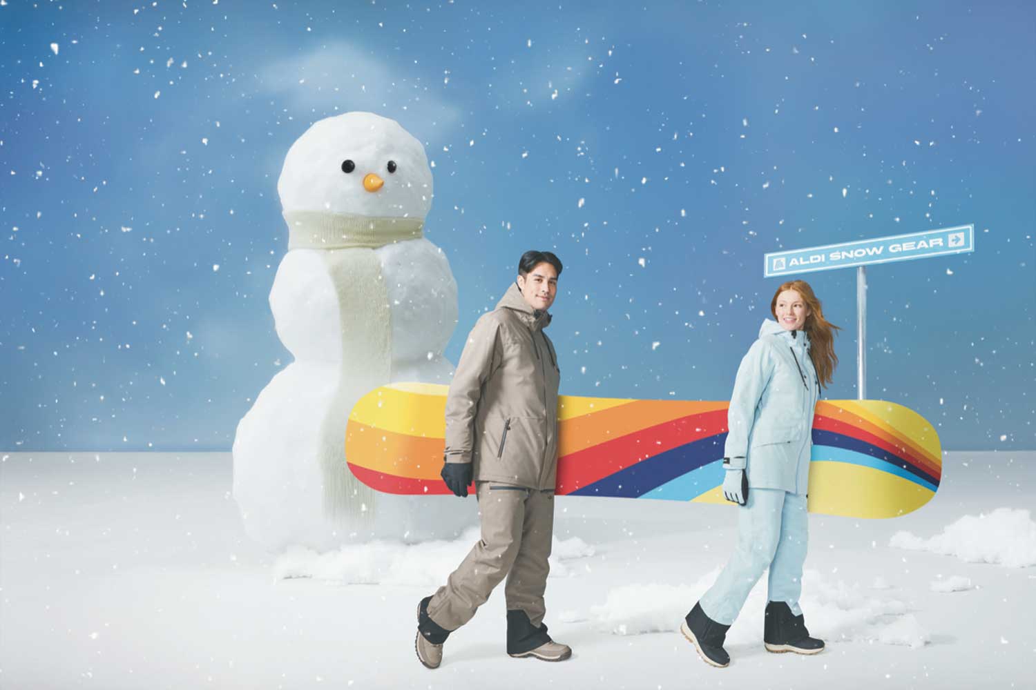 Aldi 2026 Snow Gear Special Buys range including ski jackets, snowsuits and merino layers