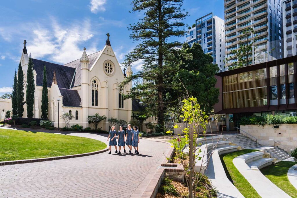 Monte Sant’ Angelo Mercy College at 128 Miller Street, North Sydney.