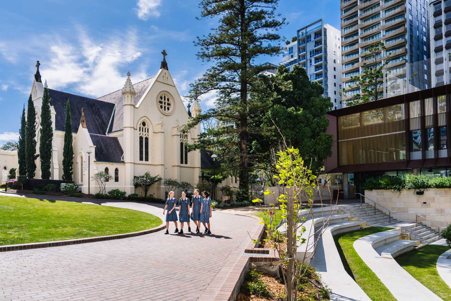 Monte Sant’ Angelo Mercy College at 128 Miller Street, North Sydney.