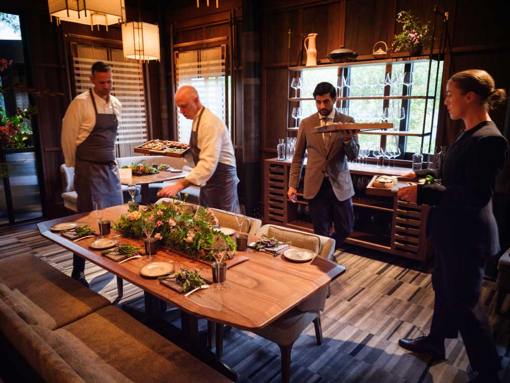 Every meal begins with SingleThread’s most extraordinary creation: the Hassūn.