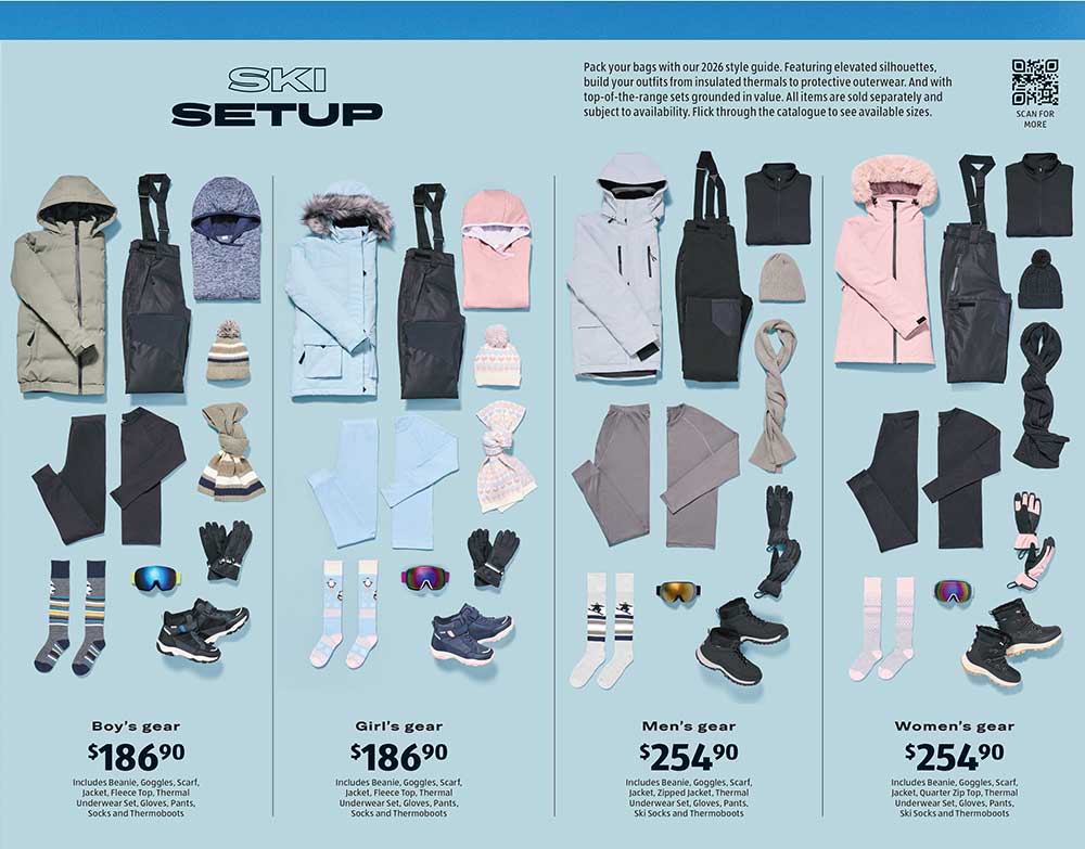 Pro Tip: Arrive early if you want to score the pick of Aldi's epic snow gear sale this Saturday.