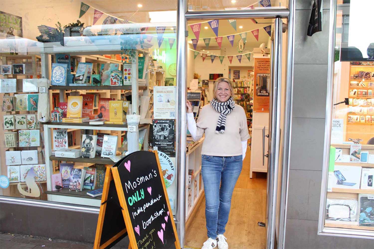 Three Sparrows Books is one of four stores shortlisted for Australian Bookstore of the Year 2026