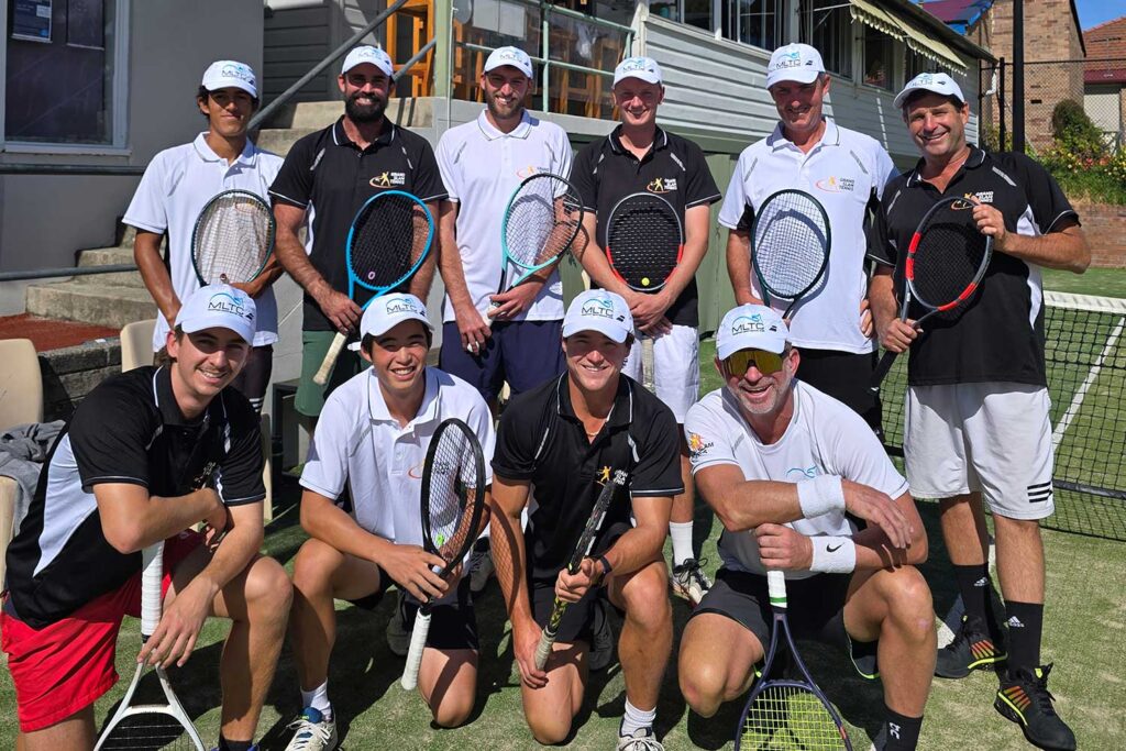 Mosman Lawn Tennis Club players field a Division 1 Men’s team in the Sydney Badge Tennis Competition this weekend
