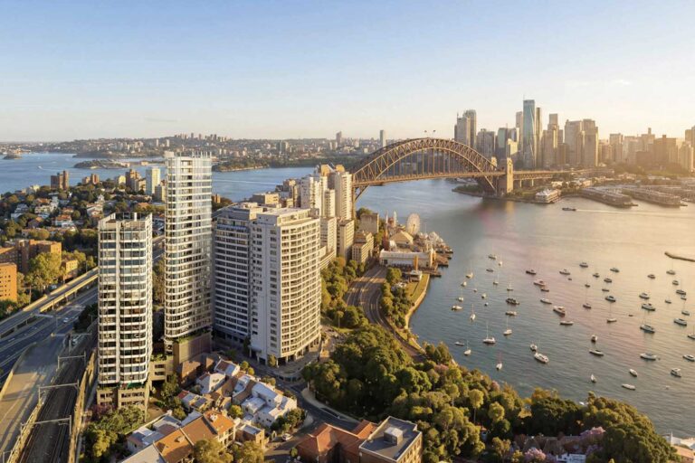 Twin towers up to 32-storeys high are set for Lavender Bay in a $214 million State Significant Development.