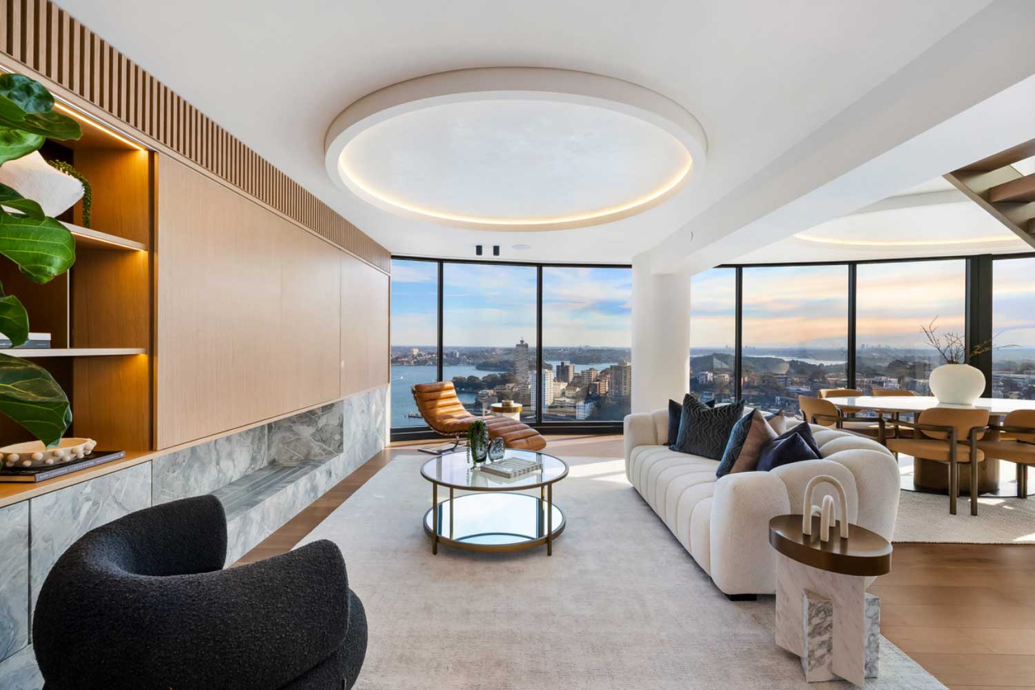 Milson World Class: This newly renovated penthouse in Milsons Point sits atop the acclaimed "Colonnades" development.