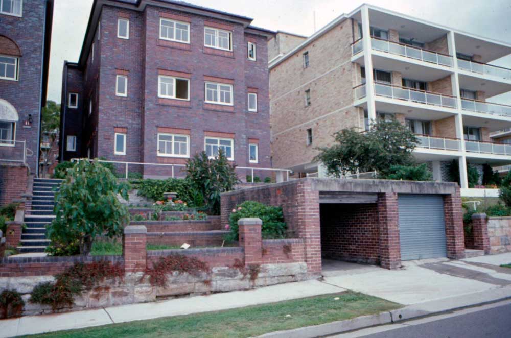 The site, photographed by Mosman Council in 1970.