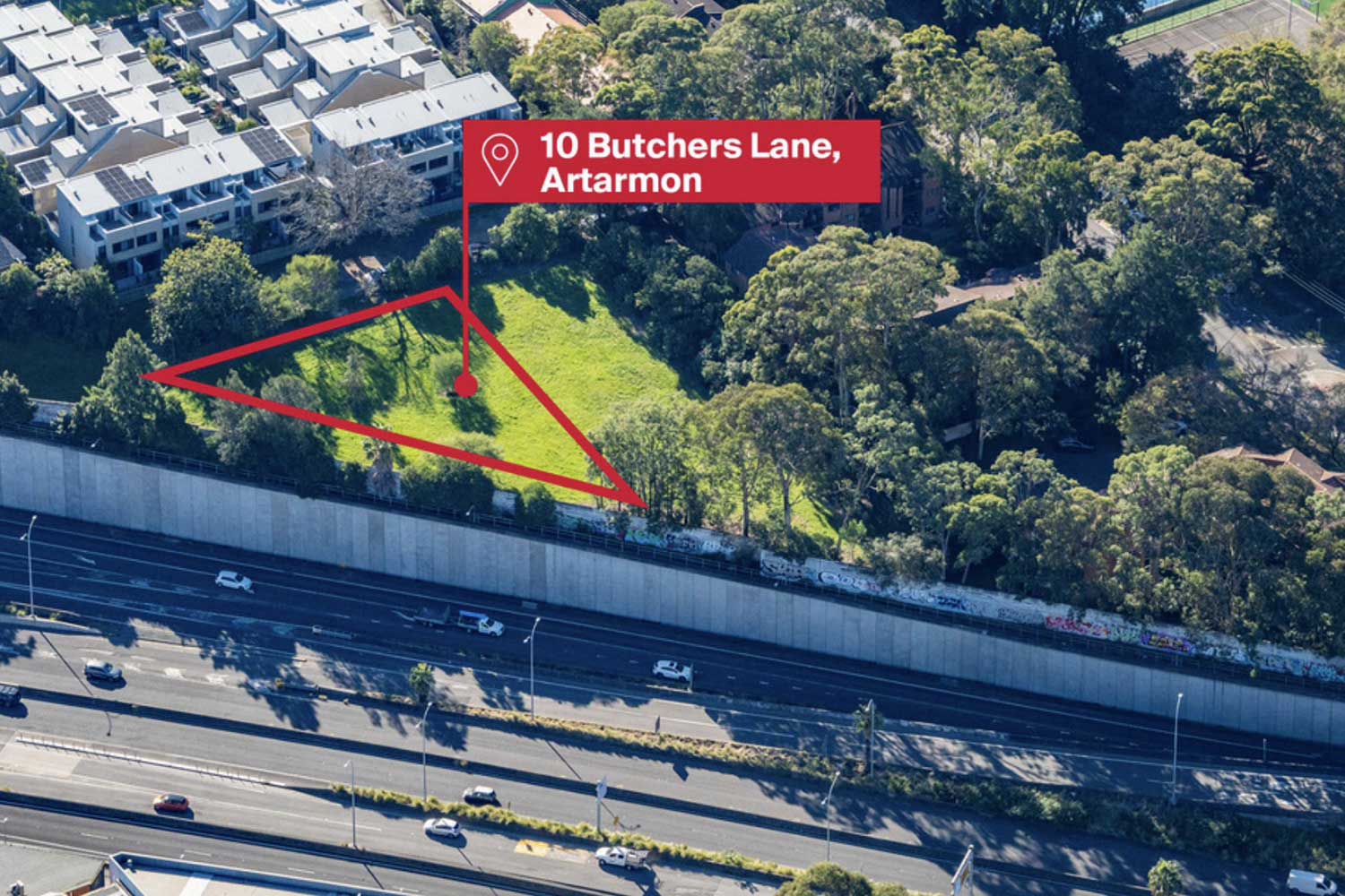 The 1,270sqm block on Butchers Lane, Artarmon.