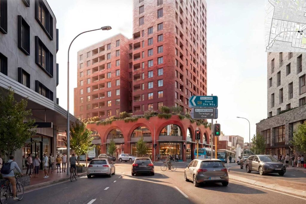 The future of Mosman could look like this. Artists impression of Spit Junction looking east. Image: Mosman Council.