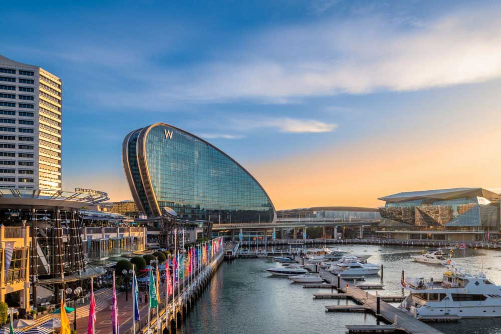 For context, The W Hotel at Darling Harbour is 25 storeys.
