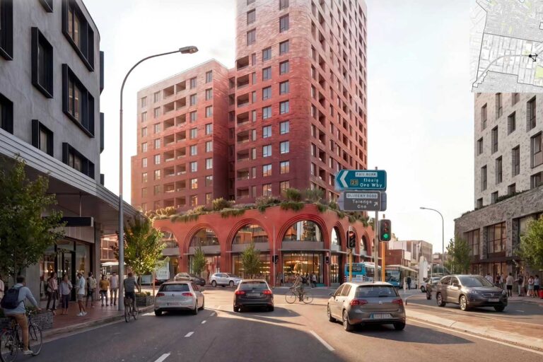 The future of Mosman could look like this. Artists impression of Spit Junction looking east. Image: Mosman Council.