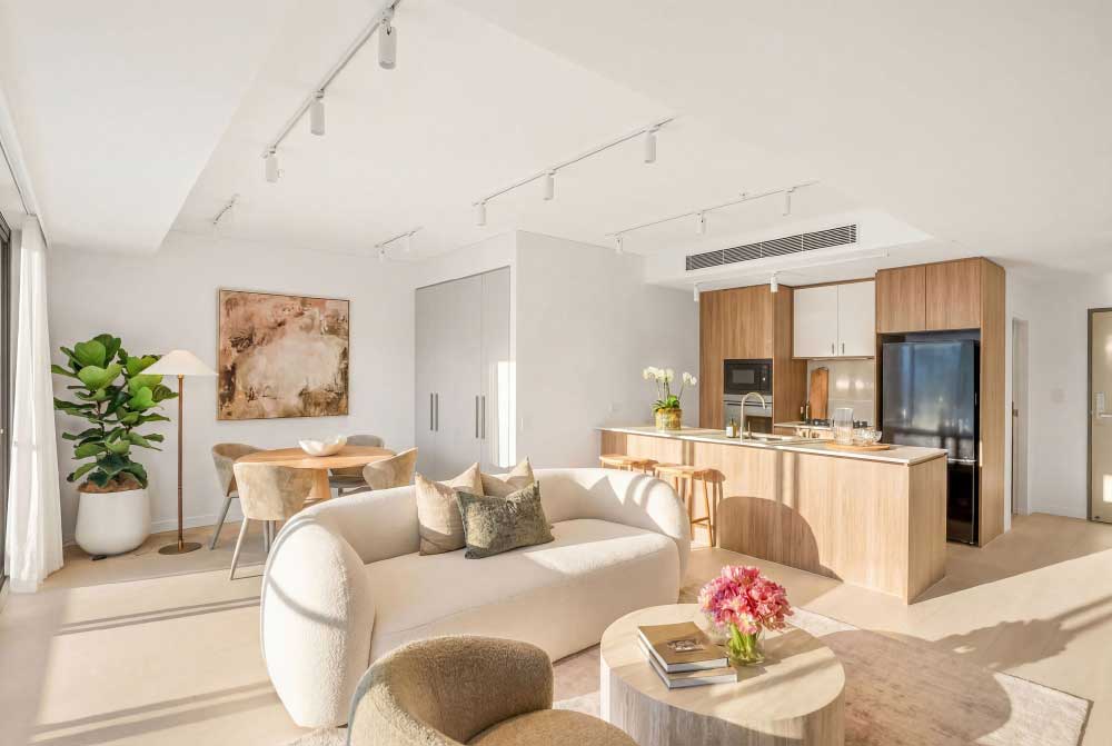 Northcote-2 The apartments feature generous floorplans, V-ZUG appliances, premium finishes and expansive balconies.