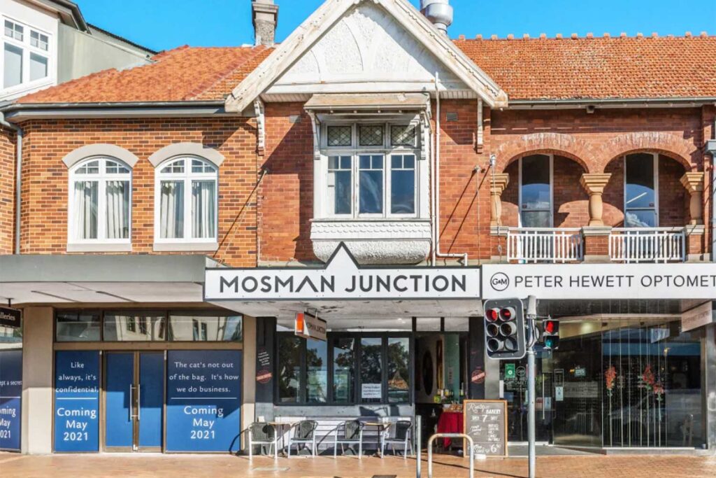 Vacant former Rustique Bakery shopfront at 801 Military Road, Mosman
