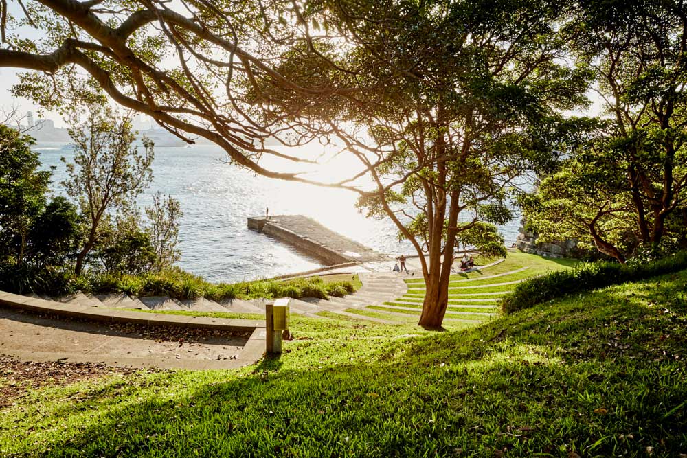 The wharf forms part of the heritage listed Bradleys Head Fortification Complex. Image:
