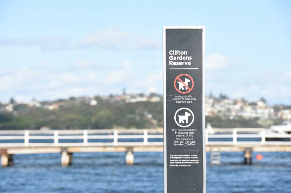 Clifton Gardens is another popular spot for local dog owners.