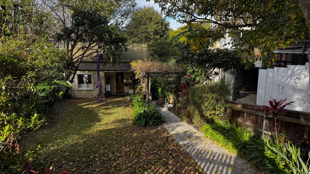 225 Raglan St, Mosman. The claim is for a small section of land to the rear of the home.
