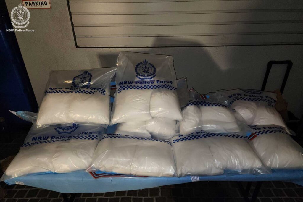 A British pair have been charged after police seized 107 kilograms of ketamine, cash, and other drug paraphernalia on Sydney’s north shore.
