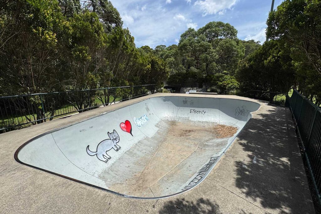 Balmoral's skate park is going to be rebuilt, thanks to Council funding and a NSW Government grant. Image: Mosman Collective.