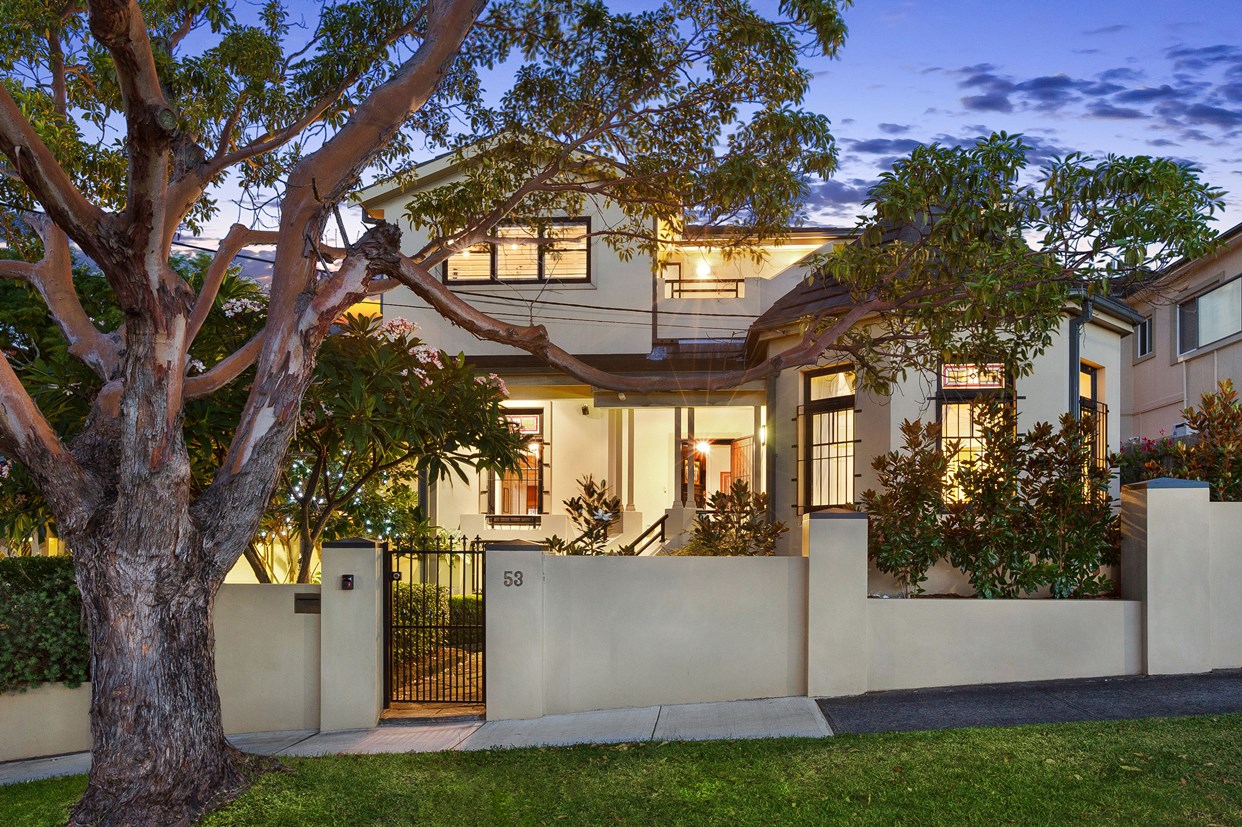 The existing house at 53 Bond Street, Mosman