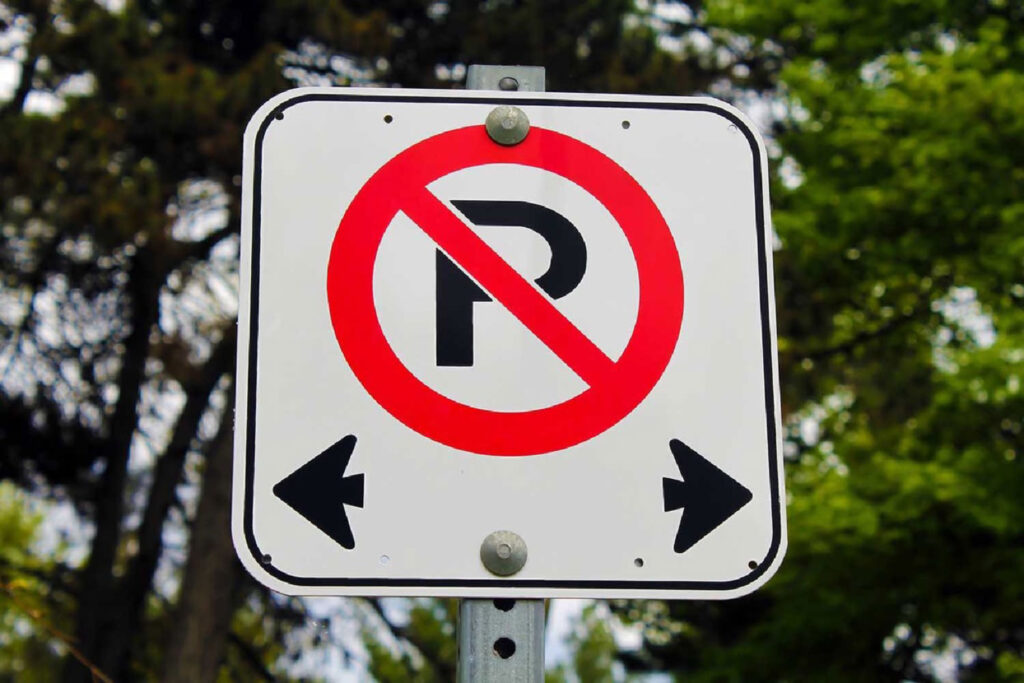 no parking sign