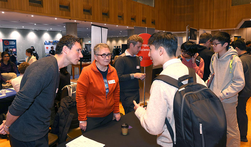 Students can talk study pathways with four NSW universities in the one room.