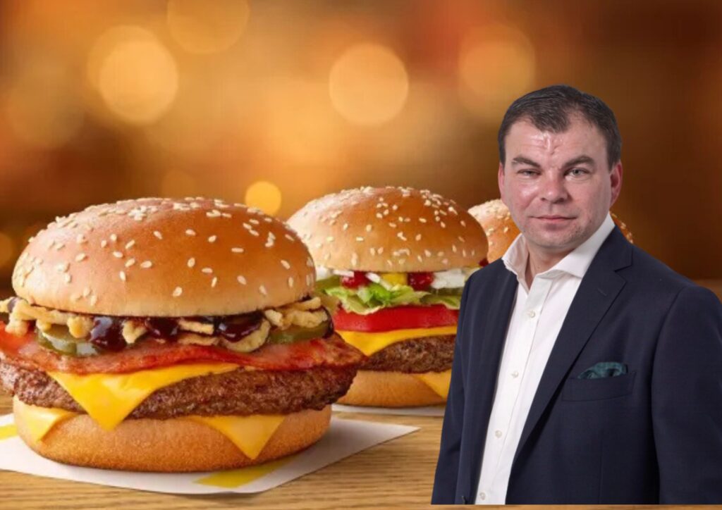 Bernard Kelly, the McDonald's licensee who will own and run the new Crows Nest store.