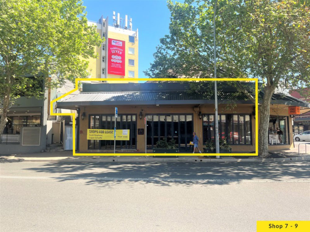 The restaurant has opened on the former Papaya Thai site, at the top of Spofforth St. Image: Ray White Commercial.