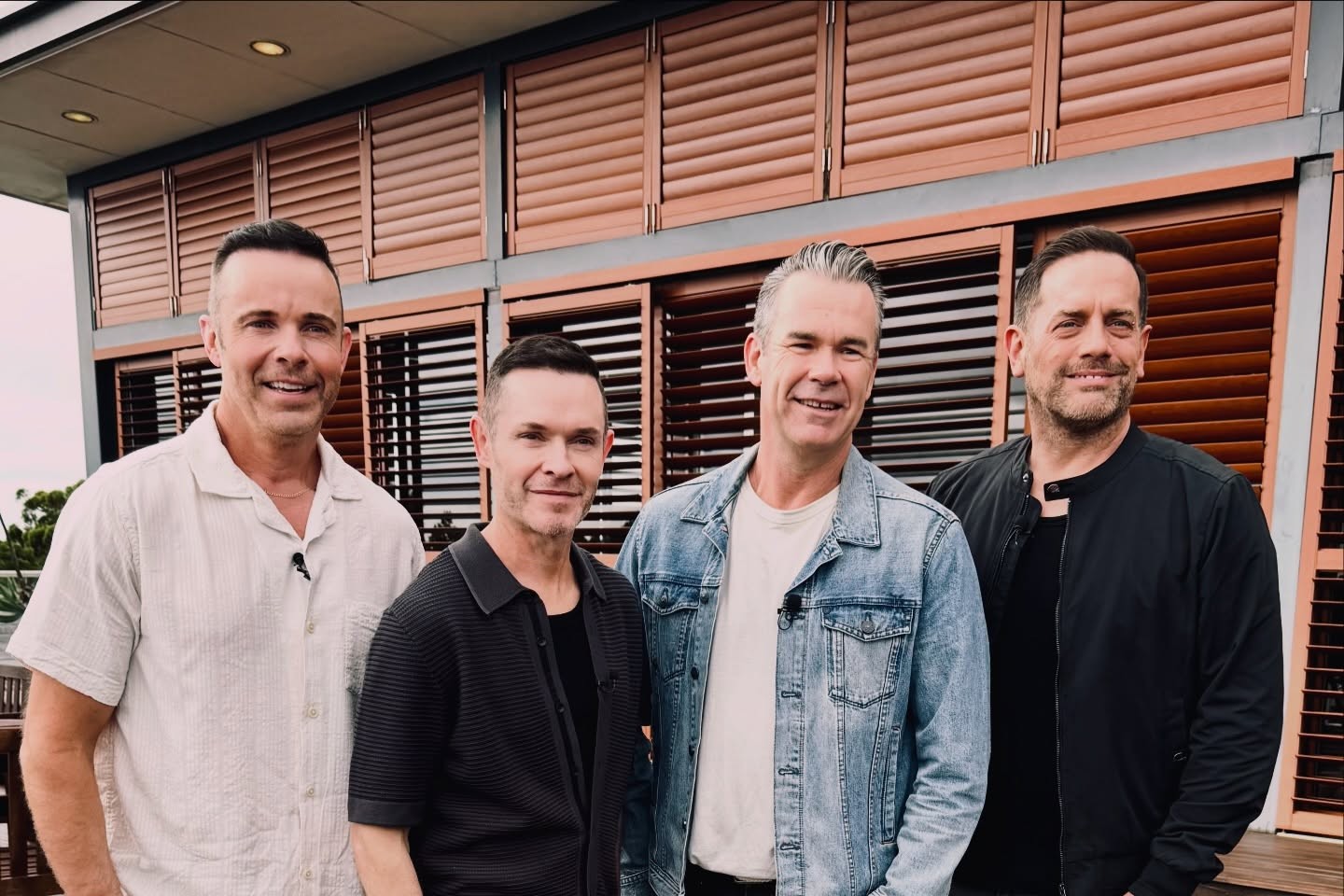 The four members of Human Nature, including Phil Burton, in 2026