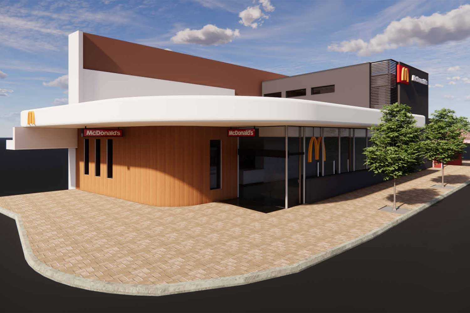 new-crows-nest-mcdonalds-artist-impression An artist's impression of the new McDonald's restaurant coming to Willoughby Road, Crows Nest.