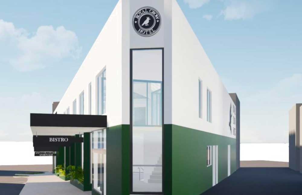 An artists impression of the new pub, which will be located on the corner of Clarke St and Hume Lane. Image: North Sydney Council D.A