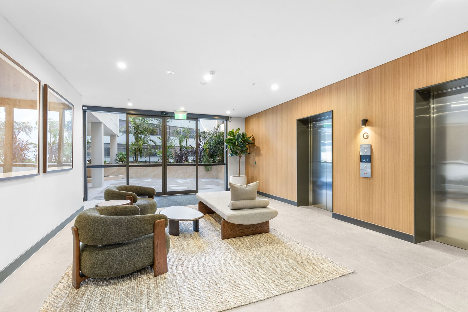 Ground floor lobby at Northcote Collective, Naremburn.