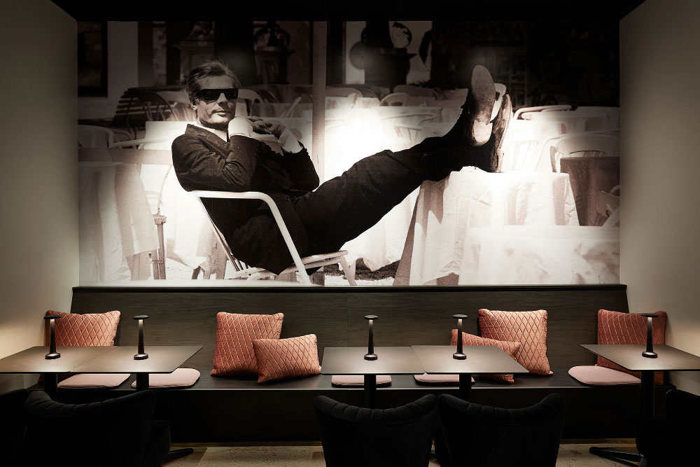 Paola Wine Bar proposed design for walls