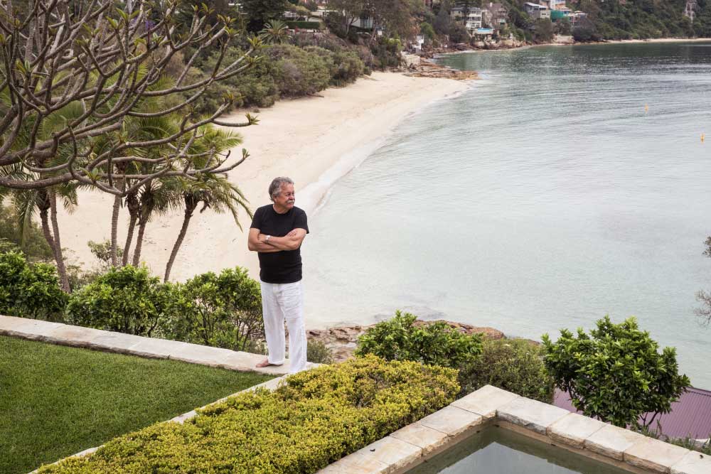 Ken at his Chinamans Beach home.