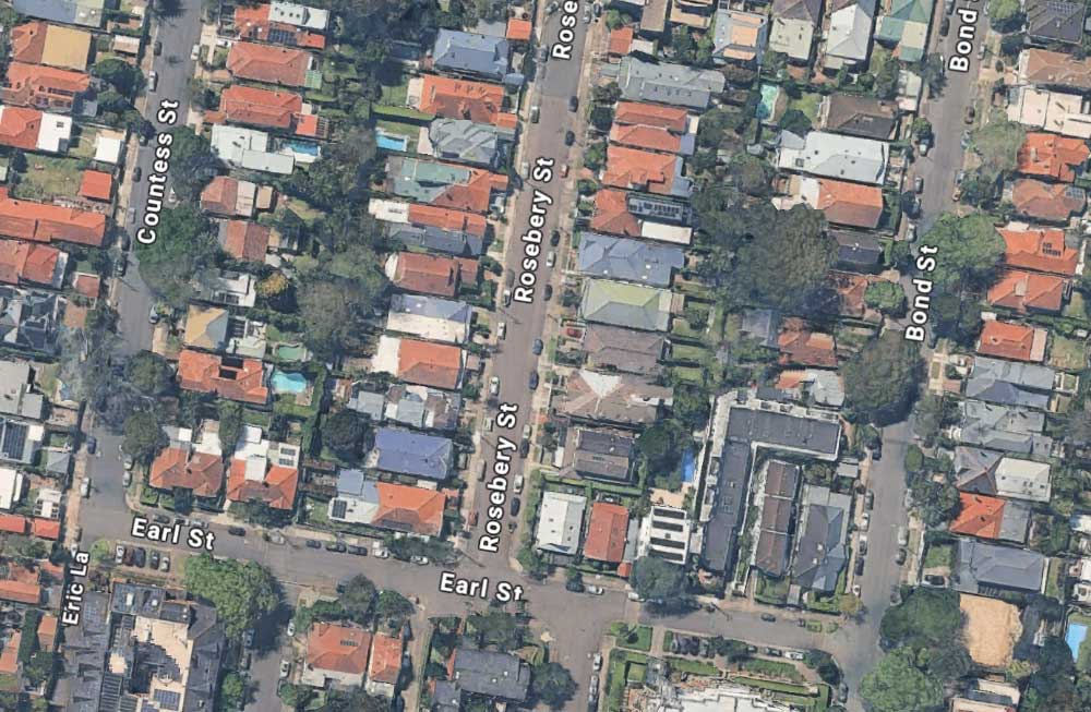 Arial view of mega lot Arial view of mega lot