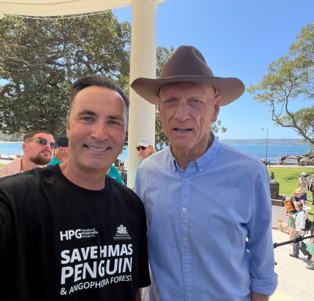 Councillor Randall with Hon. Peter Garrett AM
